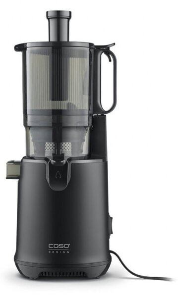 Бавна сокоизтисквачка Caso Juice Fit Pro, 250W, 1 л, 40 об/мин, Safety Stop, Тиха работа, Черен мат