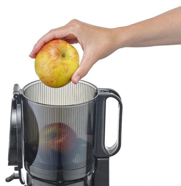 Бавна сокоизтисквачка Caso Juice Fit Pro, 250W, 1 л, 40 об/мин, Safety Stop, Тиха работа, Черен мат
