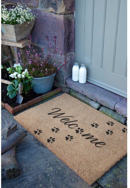 Изтривалка от кокосови влакна 60x90 cm Welcome Paws – Artsy Doormats