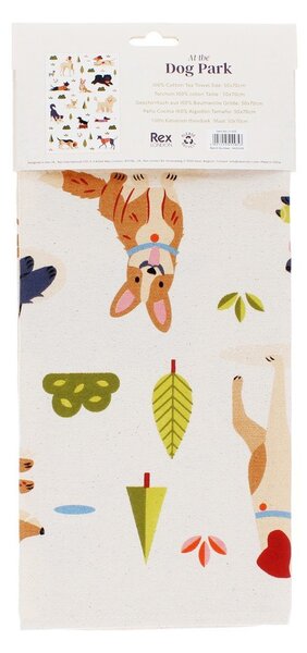 Памучна кърпа за съдове 70x50 cm Dog Park – Rex London