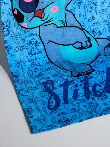 Sinsay - Памучна кърпа Stitch - cин
