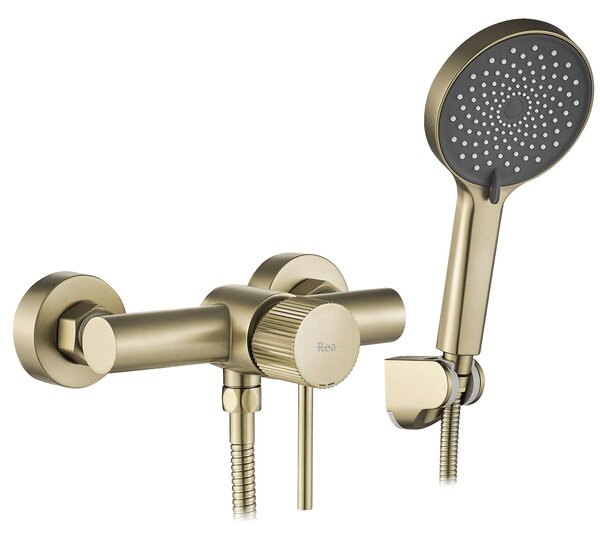 Смесител за душ Rea Lungo Stripe BRUSH GOLD