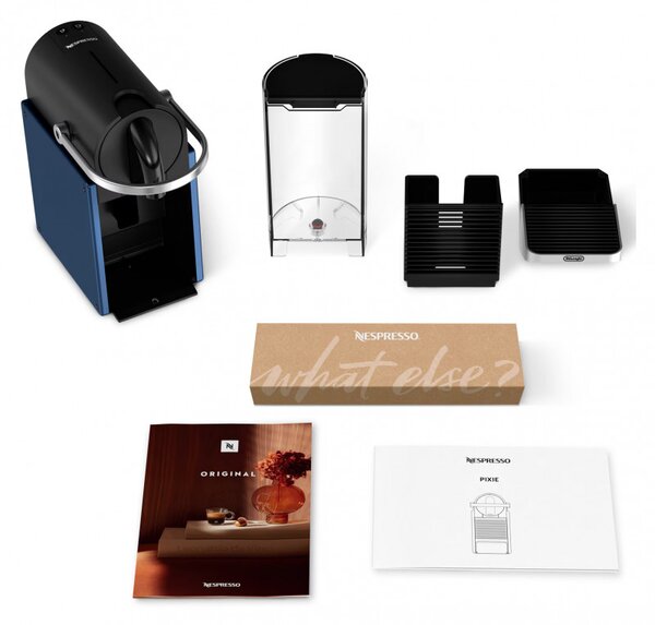 Еспресо машина DeLonghi Pixie EN127.BL, 1260W, 19 bar, 0.7 л, Nespresso, Автоматично изключване, Син
