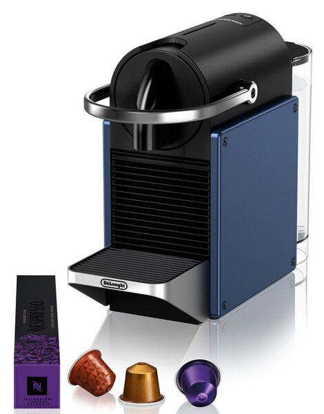 Еспресо машина DeLonghi Pixie EN127.BL, 1260W, 19 bar, 0.7 л, Nespresso, Автоматично изключване, Син