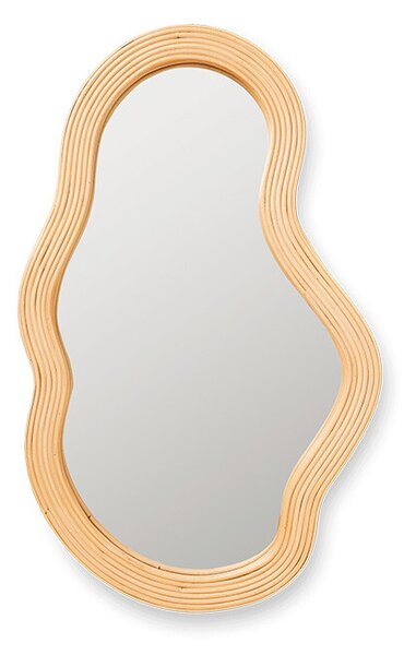 Ferm Living - Pond Mirror Medium Rattan Natural Ferm Living