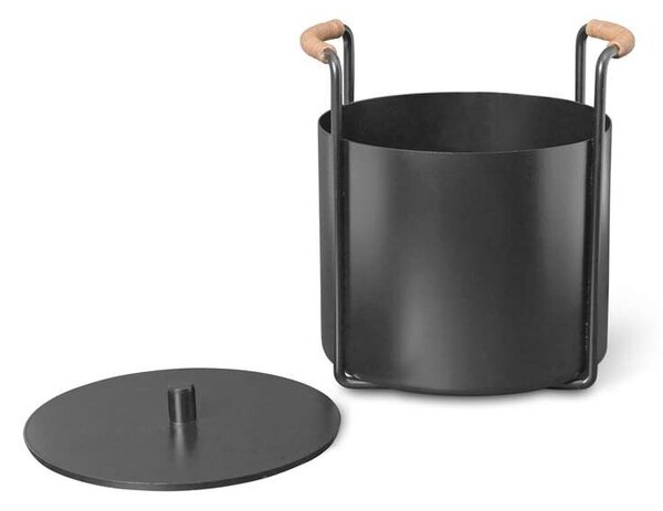 Ferm LIVING - Port Kindling & Ash Bucket Черно ferm LIVING