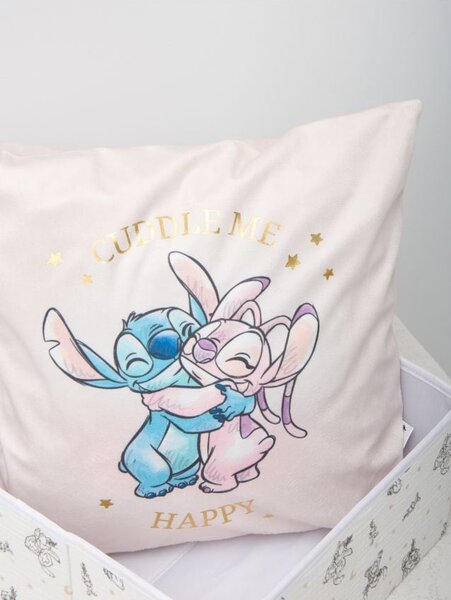 Sinsay - Калъфка за възглавница Stitch - кремав