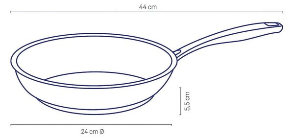 Тиган от неръждаема стомана, ø 24 cm Flavoria - Kela