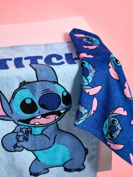 Sinsay - Комплект кърпи за ръце Stitch - cин