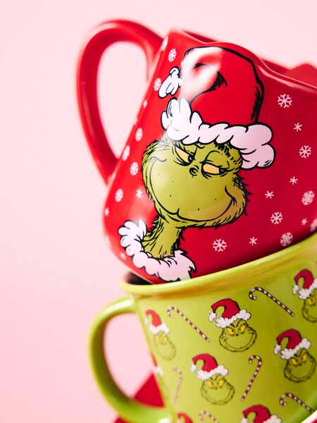 Sinsay - Керамична чаша Grinch - многоцветен