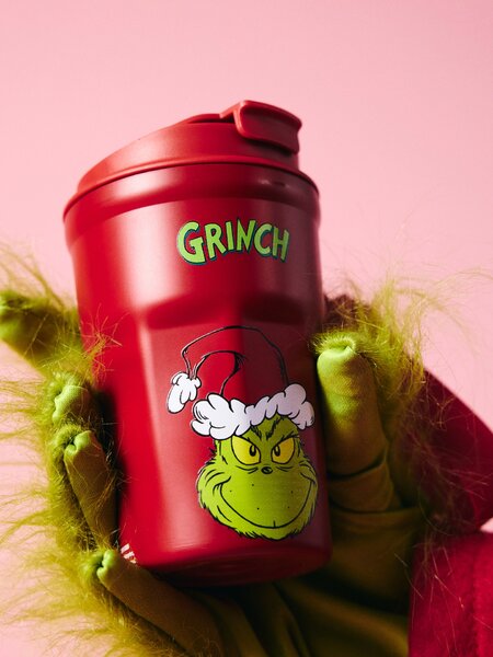 Sinsay - Термос с коледен принт Grinch - многоцветен