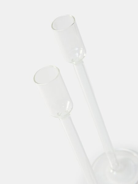 Sinsay - Високи стъклени свещници 2 pack - clear