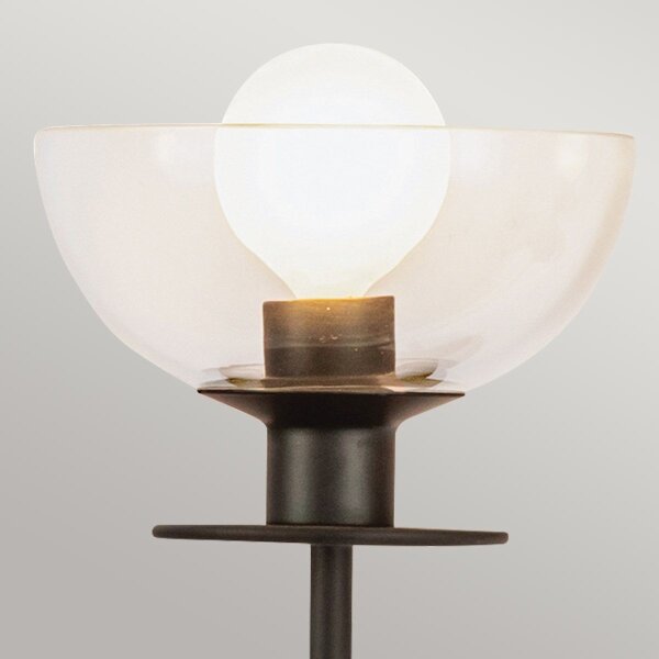 Alora Mood ALM-SYLVIA-2WB-BK-CL - Стенно осветително тяло SYLVIA 2xE14/40W/230V, черно