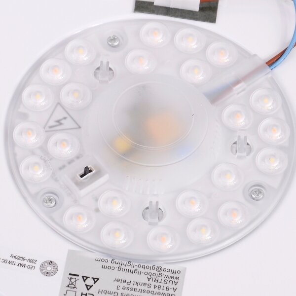 Globo 41764-12 - LED Плафон BRUNO LED/12W/230V 307 мм 3000/4500/6000K