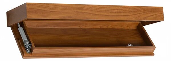 Floatshelf™ стенен рафт със скрито отделение (53 X 17,5 X 5 Cm), Кафяв