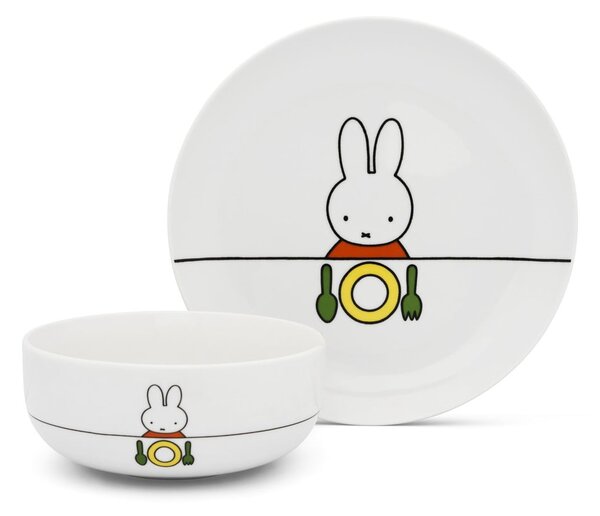 Порцеланов детски комплект за хранене 6 бр. Miffy – Zilverstad