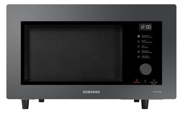 Микровълнова фурна Samsung MC32DB7746KCE2, с грил, сензорно управление, 900W, 32 л. обем, 7 степени на мощност, сива