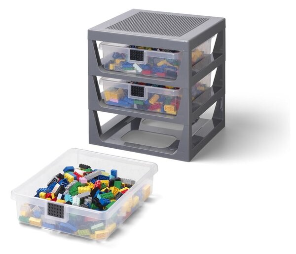 Сив органайзер с 3 чекмеджета Storage - LEGO®