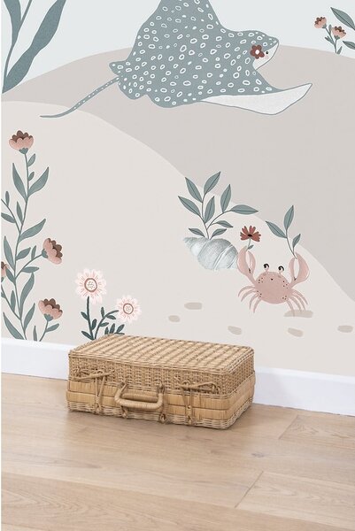 Детски тапет 400 cm x 248 cm Dreamy Seabed - Lilipinso