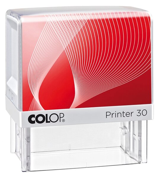 Colop Печат Printer 30, правоъгълен, 18 x 47 mm, син