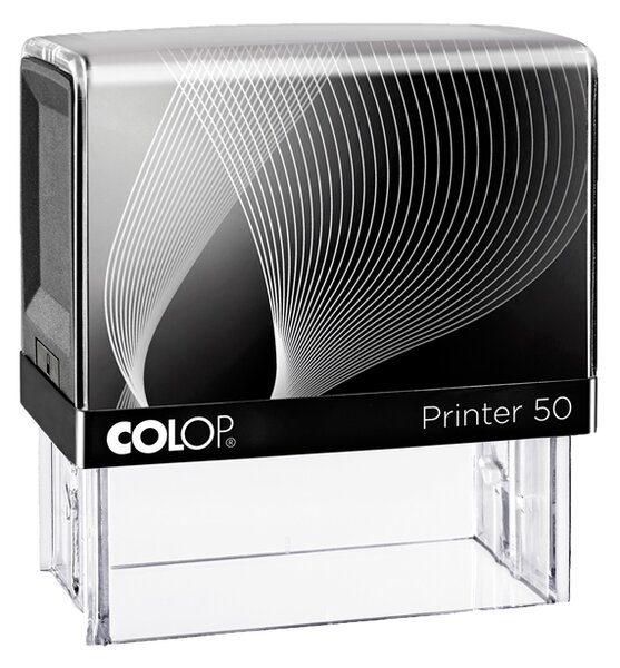 Colop Печат Printer 50, правоъгълен, 30 x 69 mm, черен