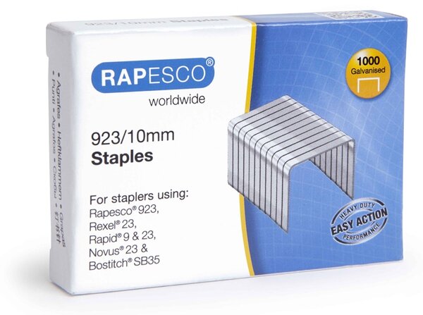 Rapesco Телчета за телбод, размер 23/10 mm, 1000 броя