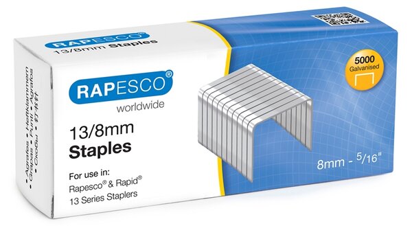 Rapesco Телчета за телбод, размер 13/8 mm, 5000 броя