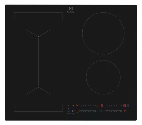 Индукционен плот за вграждане Electrolux EIV63443CT, 4 нагревателни зони, Hob2Hood, черен