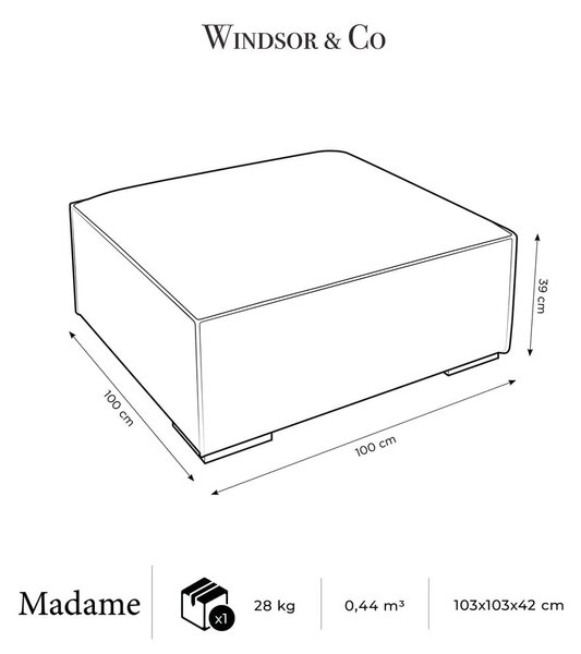 Табуретка Madame - Windsor & Co Sofas