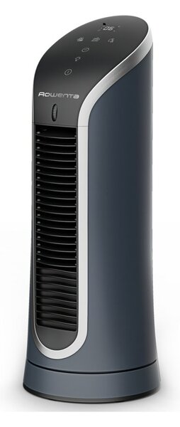 Вентилаторна печка Rowenta Eole Compact VU6220F0, 11W, 2 режима, LED дисплей, 6 скорости, таймер, черна