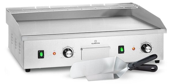 Klarstein Grillmeile 4400, електрически грил, Plancha, 2x2200W, грил плоча от неръждаема стомана