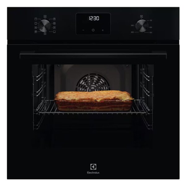 Фурна за вграждане Electrolux LOFGF00BK, клас A, 65л. обем, AquaClean почистване, черна