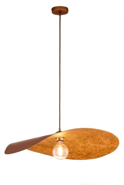 Висяща лампа на кабел LEAF 1xE27/15W/230V кафява/медна
