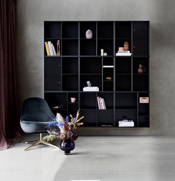 Черна стена за книги Hammel Mistral Kubus - Hammel Furniture