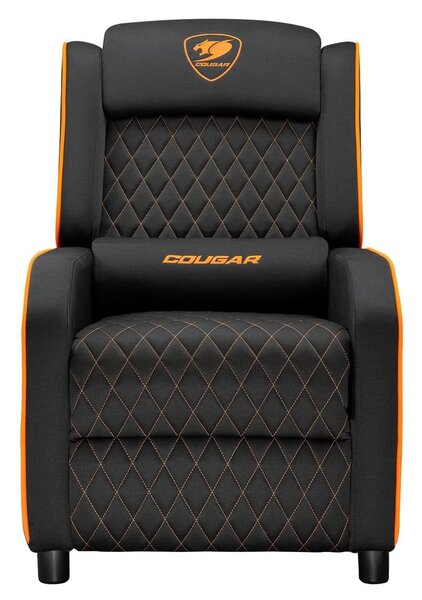 Геймърско кресло Cougar Gaming Ranger One, до 150kg, дишаща материя, страничен джоб, регулируемо, черно