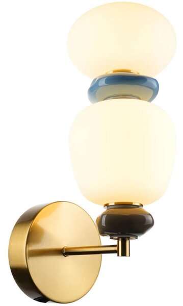 ITALUX WL-94981-1B-GD - LED стенна лампа EVANS LED/12W/230V 3000K златна