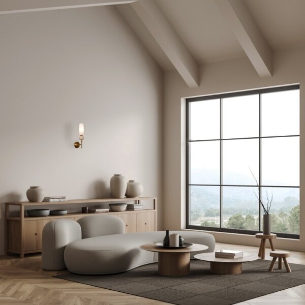 ITALUX WL-95331-1-BRSS - Стенна лампа SANTOS 1xG9/40W/230V златиста