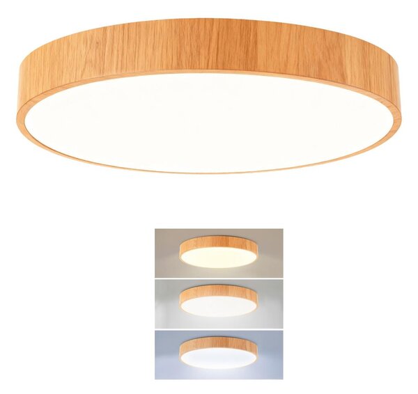 Brilagi - LED таванно осветително тяло POOL LED/48W/230V 3000/4000/6000K, диаметър 40 см, дървесен декор