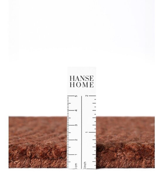 Ръчно изработена вълнена пътека в тухлен цвят 80x200 cm Calmio – Hanse Home