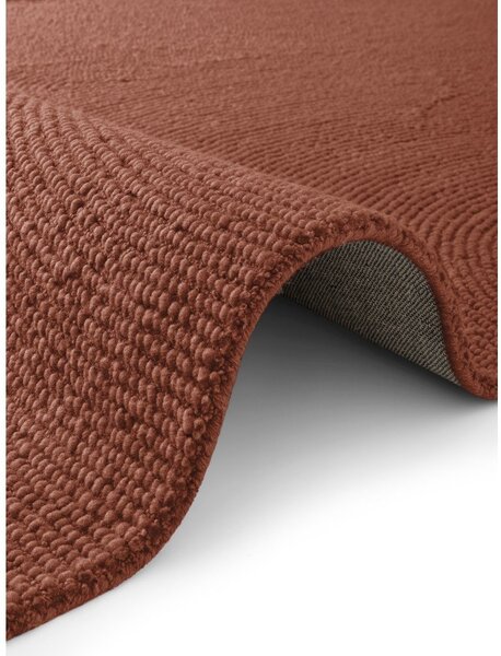 Ръчно изработена вълнена пътека в тухлен цвят 80x200 cm Calmio – Hanse Home
