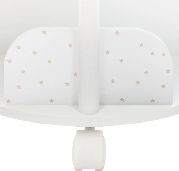 Детски въртящ шкаф за книги atmosphera, MDF - Сив