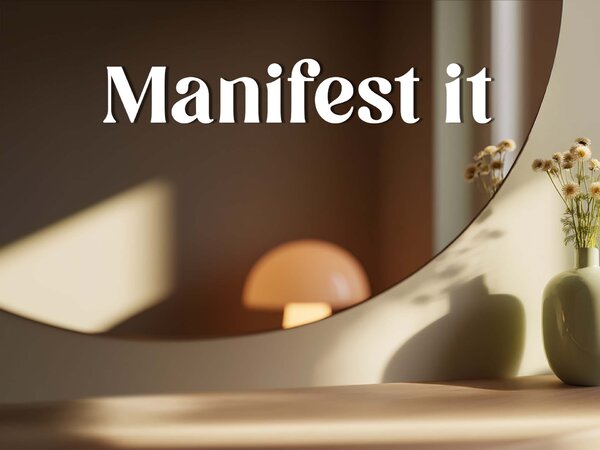 Стикер за огледало S4 – Manifest it