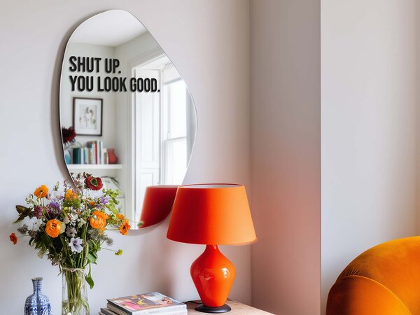 Стикер за огледало S15 – Shut up. You look good