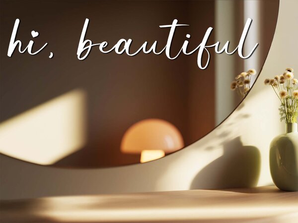 Стикер за огледало S20 – Hi, beautiful