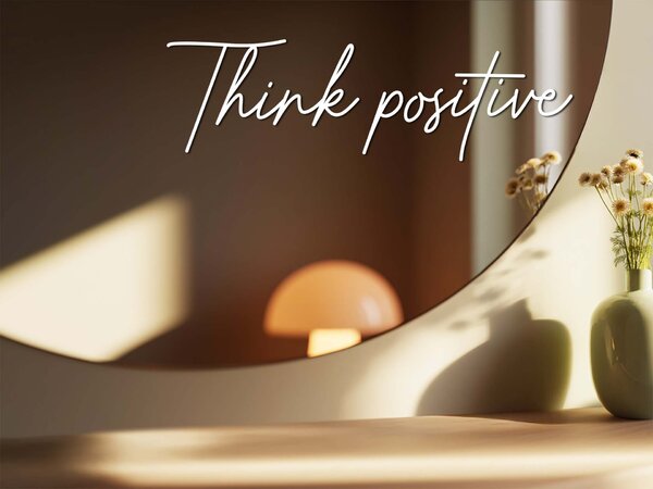Стикер за огледало S16 – Think positive