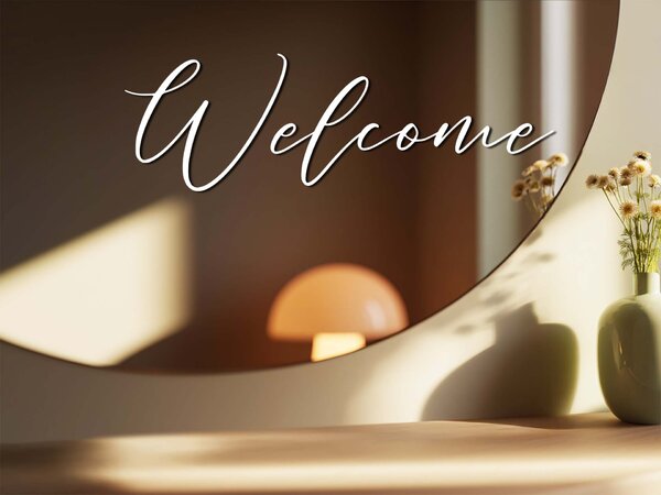 Стикер за огледало S19 – Welcome