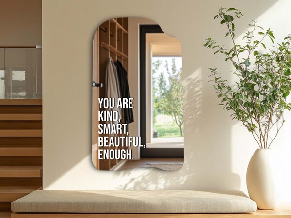 Стикер за огледало S23 – You are kind, smart, beautiful, enough