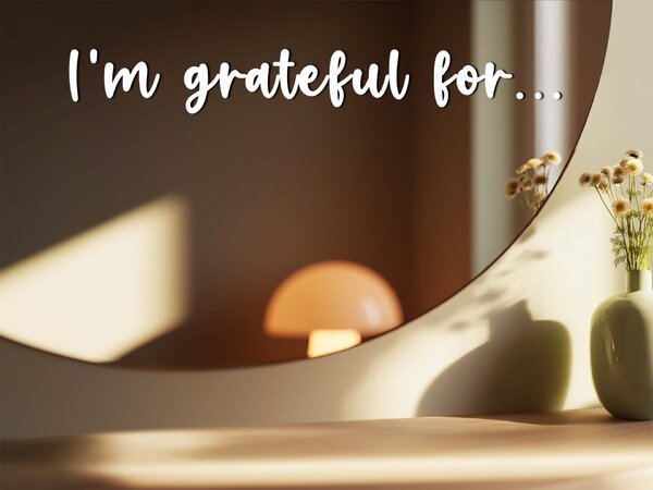 Стикер за огледало S29 – I’m grateful for