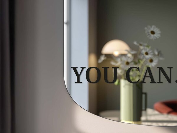 Стикер за огледало S33 – YOU CAN. 39x6