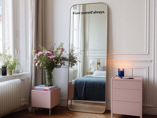 Стикер за огледало S36 – Love yourself always